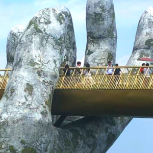 Picture of Golden Bridge in Vietnam taken by Enzelle - Eating Tourist