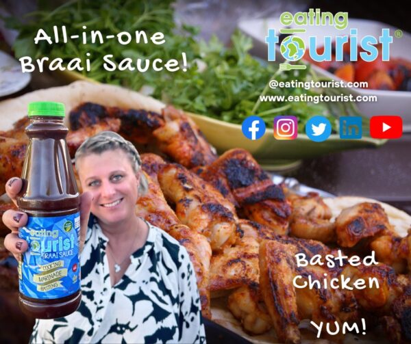 Image of Eating Tourist® Braai sauce used on Chicken