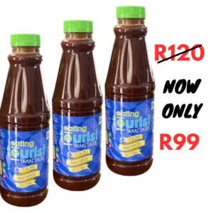 3 Bottles of Eating Tourist Braai Sauce For only R99