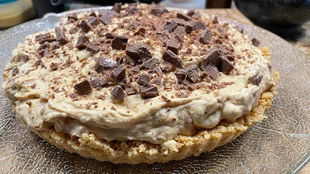 End result of the Banoffee Pie