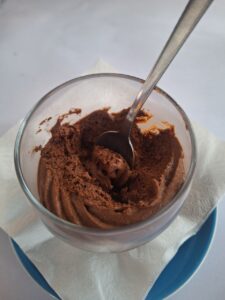 Chocolate mousse for breakfast Chocolate mousse