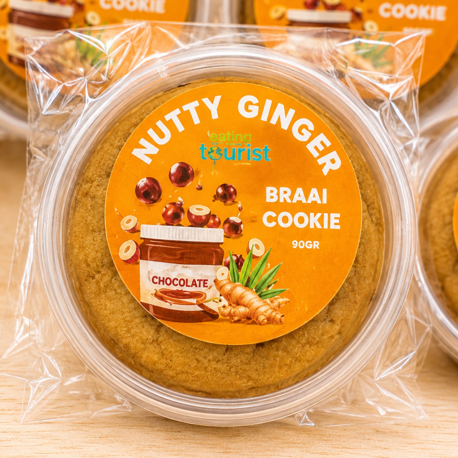 Image of the Ginger and Hazelnut Braai Cookie